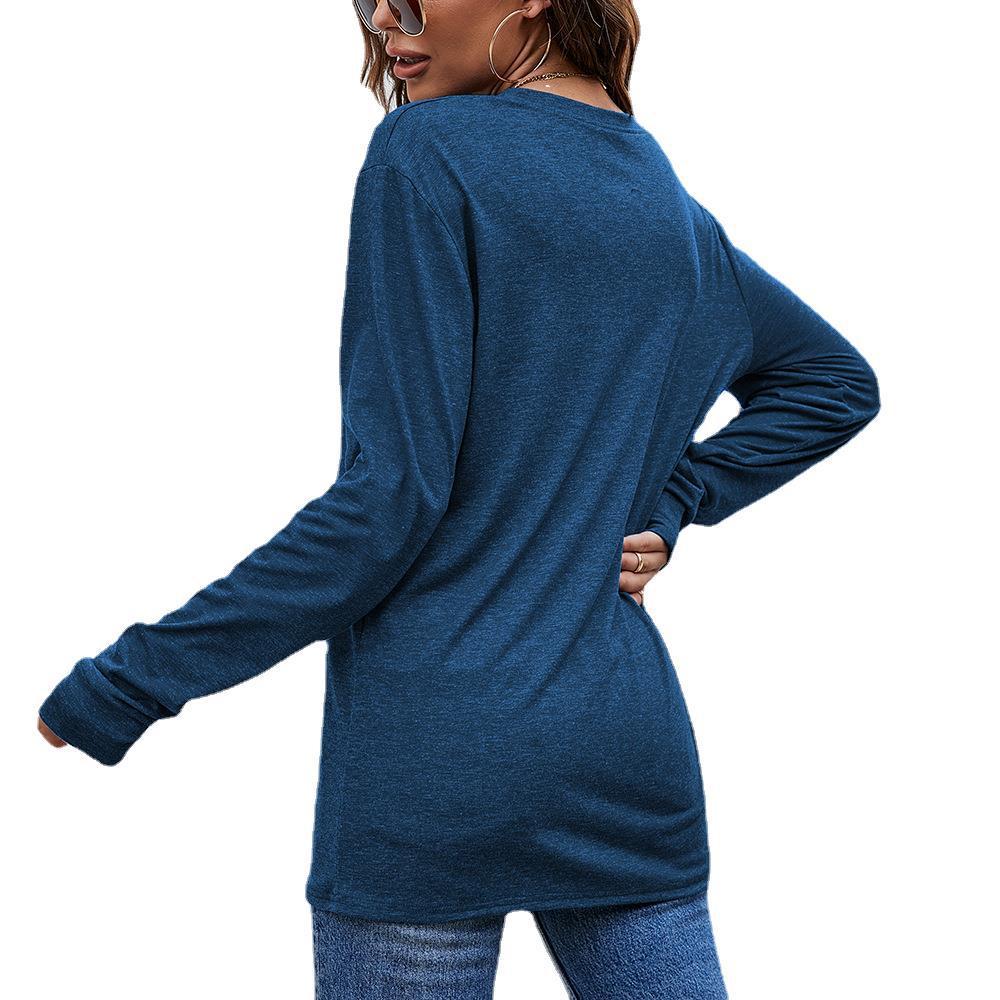 Halloween Round Neck Women's Fashion Printing Casual Long Sleeves